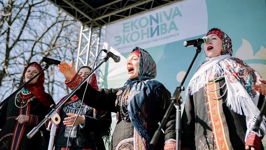 Maslenitsa festival in Voronezh